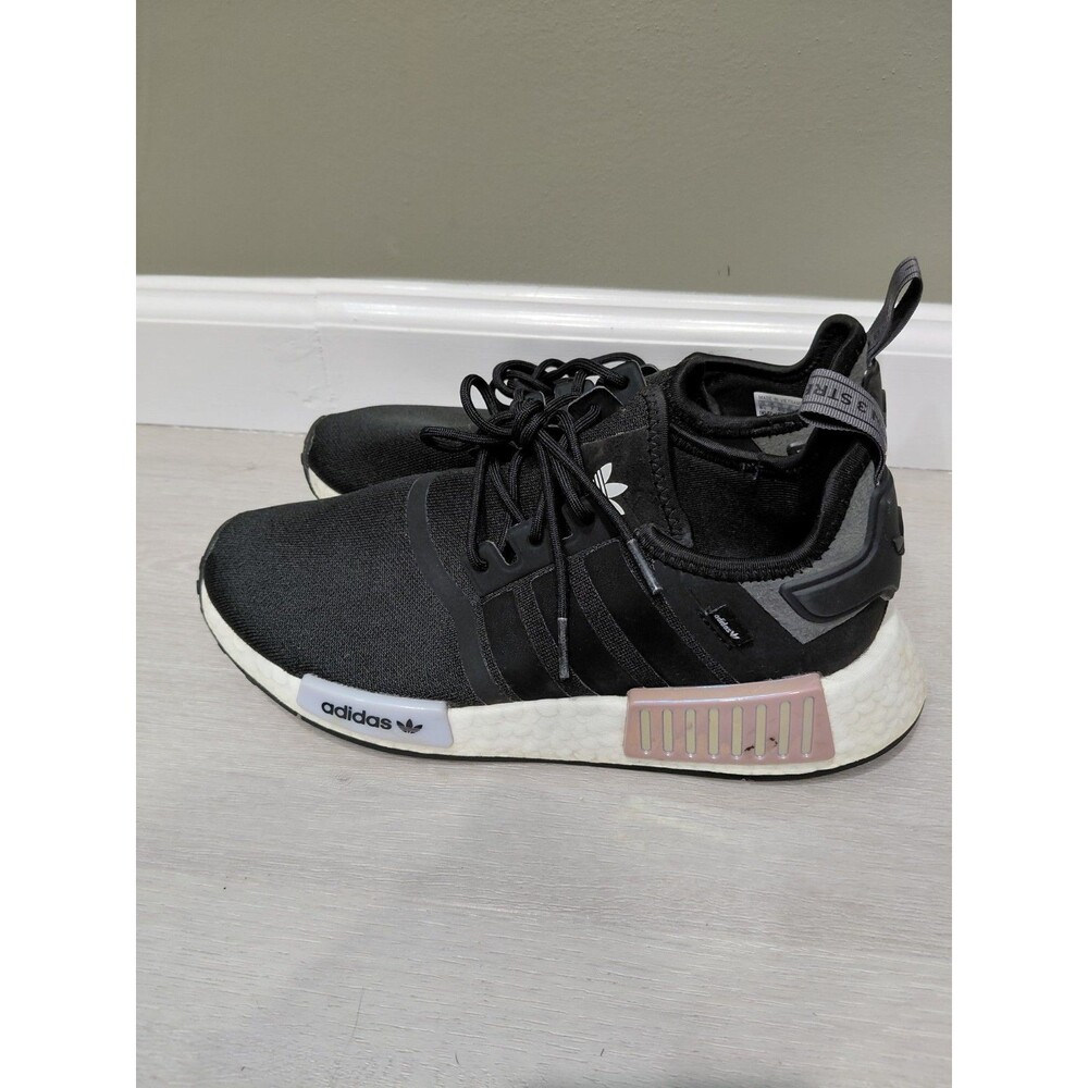 Size 8.5 - adidas NMD_R1 Black Irescent Women's Sneakers